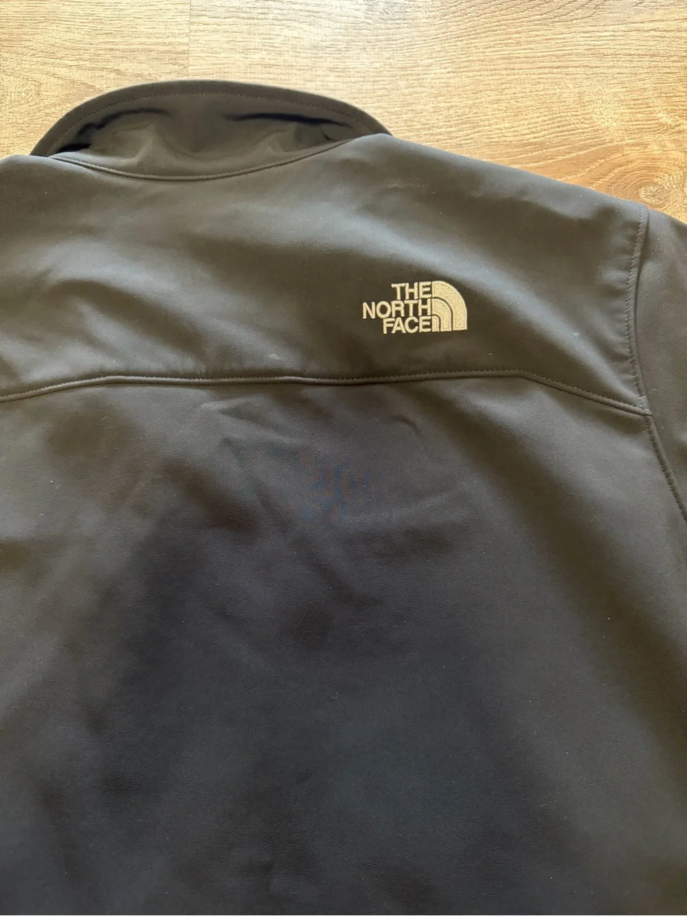 The North Face Men’s Large Black WindWall Softshell Jacket Fleece Lined Full Zip